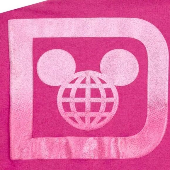 Disney World Spirit Jersey Adults Pink Magenta NWT XS / S WDW Top - Picture 4 of 5